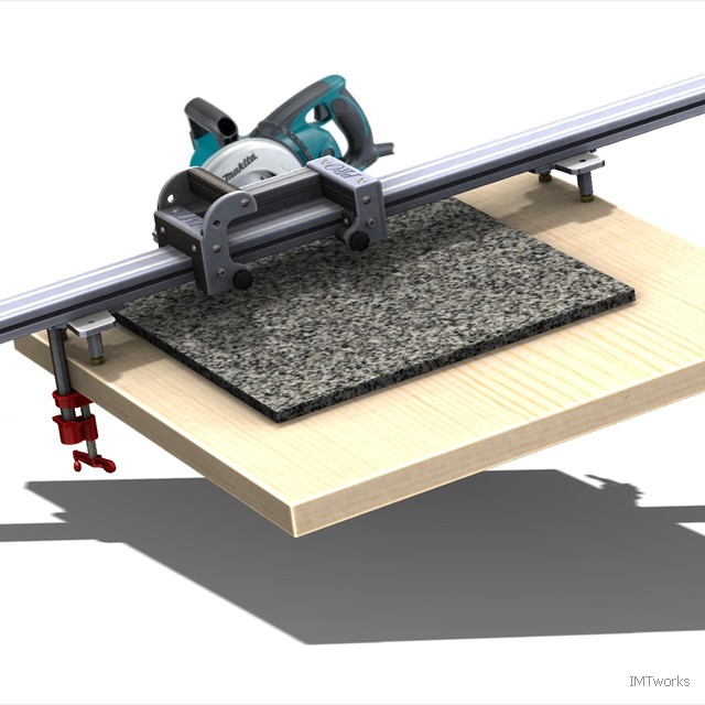 Designed to be used with IMT PRO rail saw